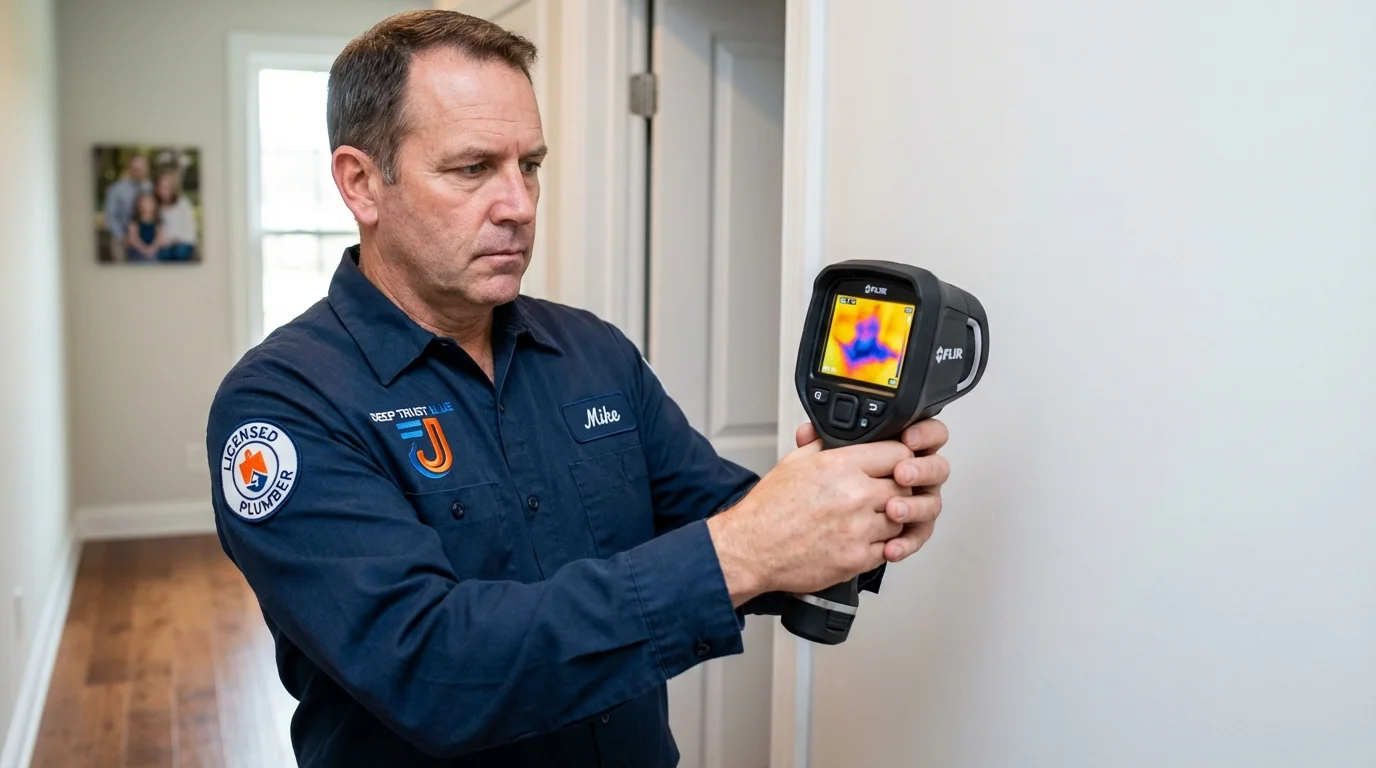 Thermal imaging leak detection by Johns Plumbing LLC in Yates Center